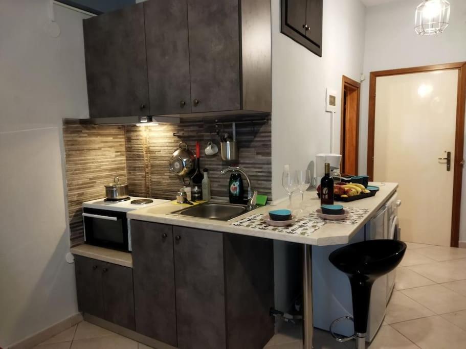 Studio In City Center Daire Kavala Dış mekan fotoğraf